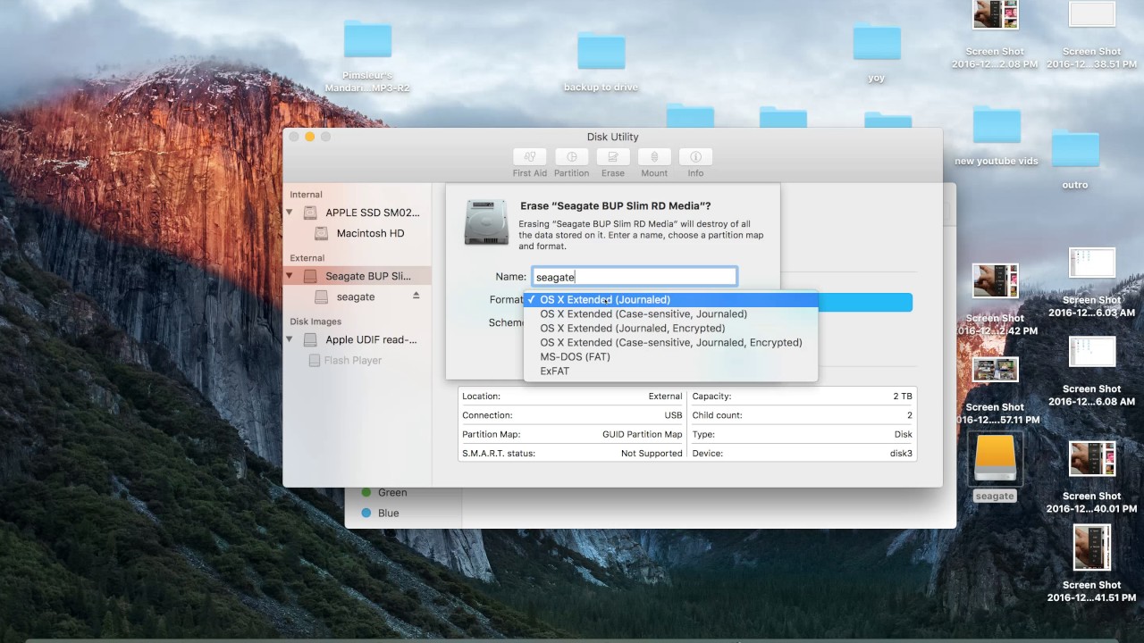 format a drive for pc and mac